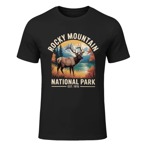 Rocky Mountain National Park Hiking Trails Tee