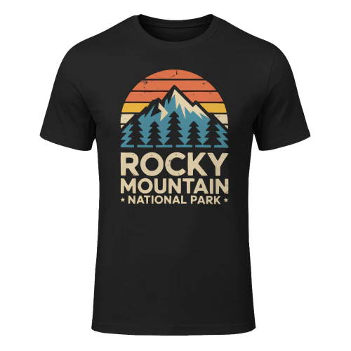 Vintage Rocky Mountain National Park Design