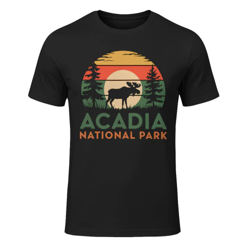 Vintage Acadia National Park Adventure Tee