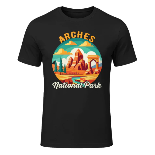 Arches National Park Desert Adventure Graphic