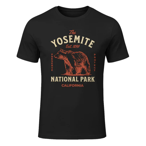 Yosemite National Park El Capitan Graphic T-Shirt – High Sierra Mountain Adventure Tee