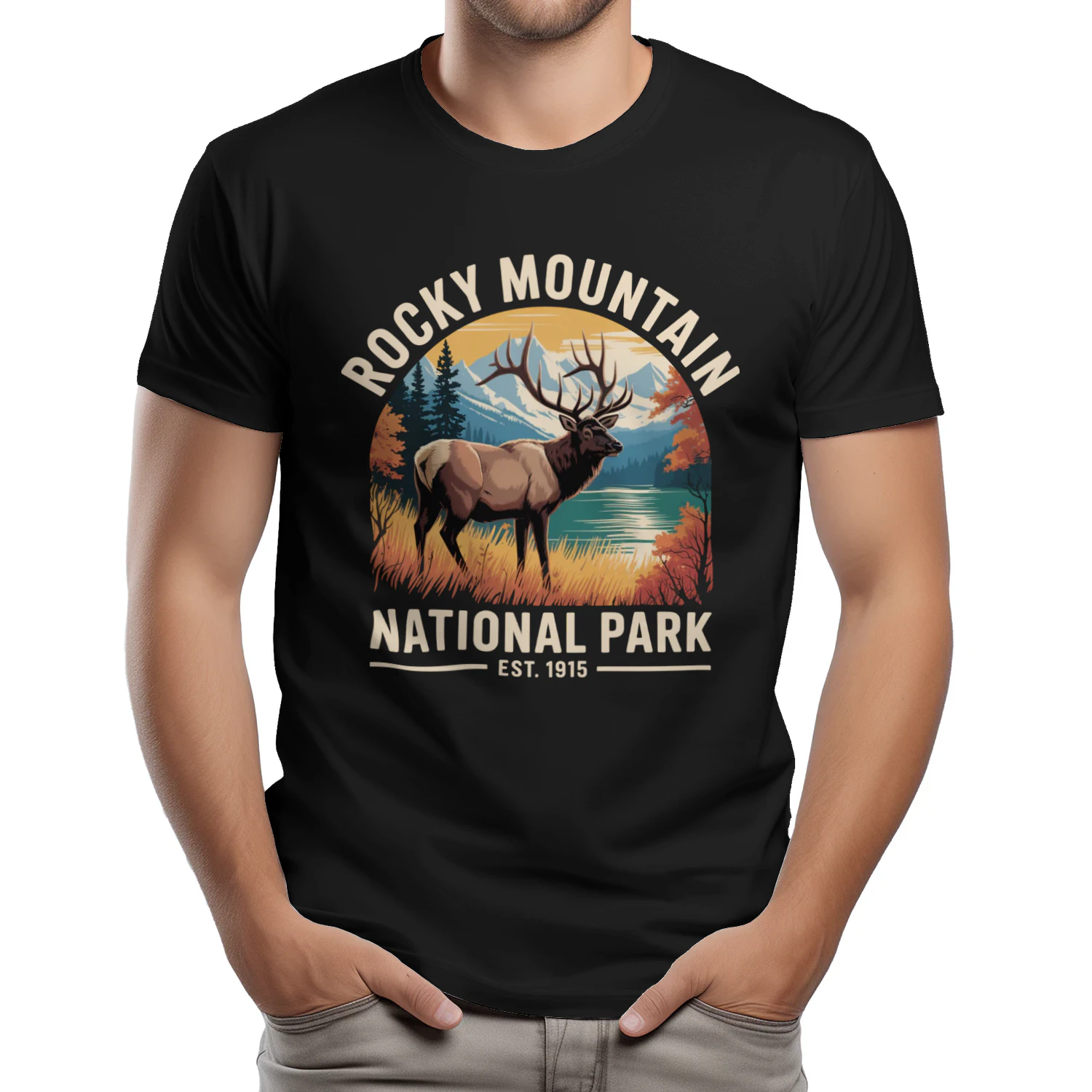 Rocky Mountain National Park Hiking Trails Tee