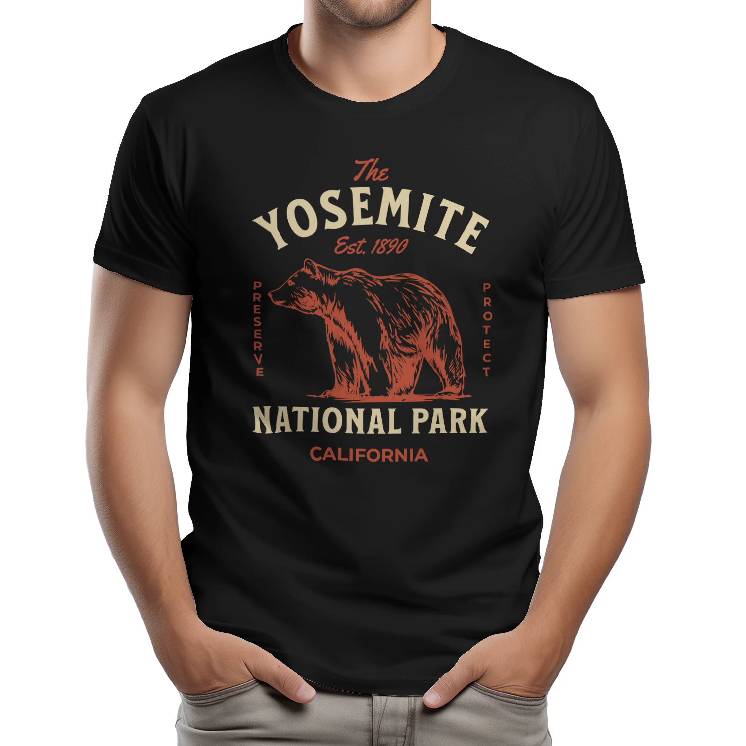 Yosemite National Park El Capitan Graphic T-Shirt – High Sierra Mountain Adventure Tee