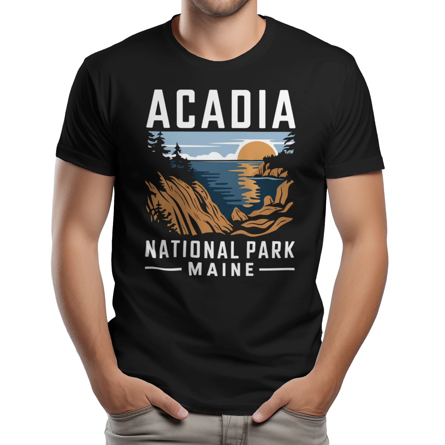 Classic Acadia National Park Souvenir Shirt