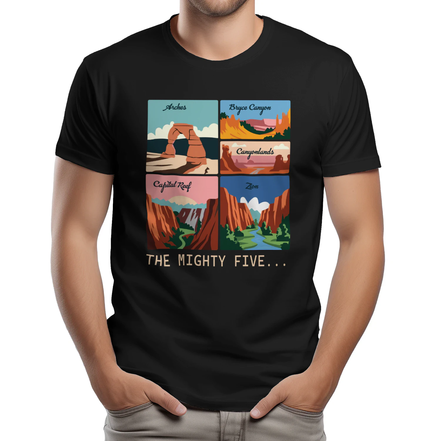 Explore Moab Big 5 National Parks Shirt