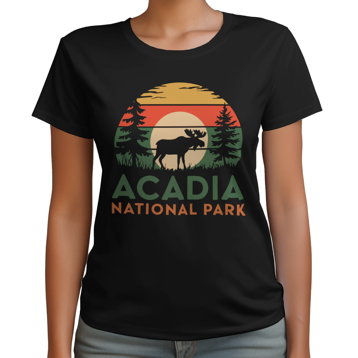Vintage Acadia National Park Adventure Tee