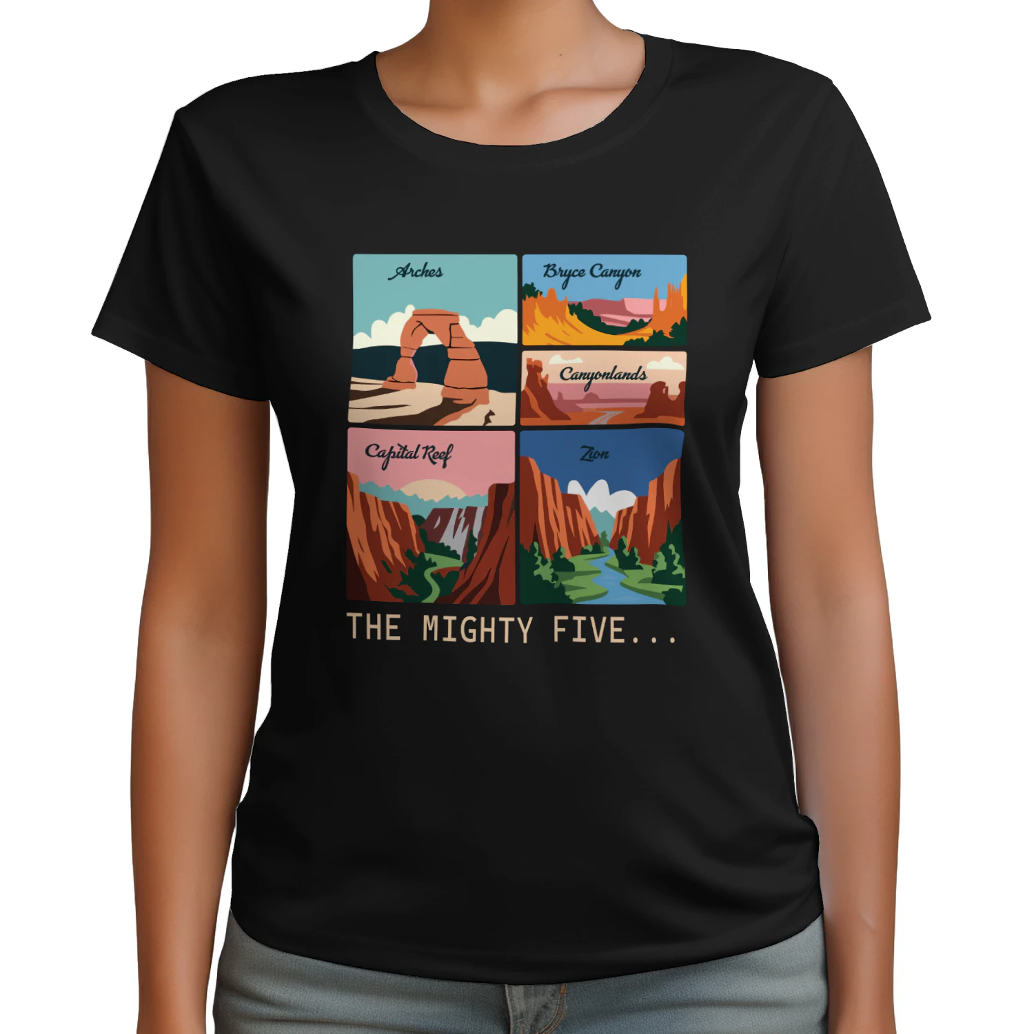 Explore Moab Big 5 National Parks Shirt