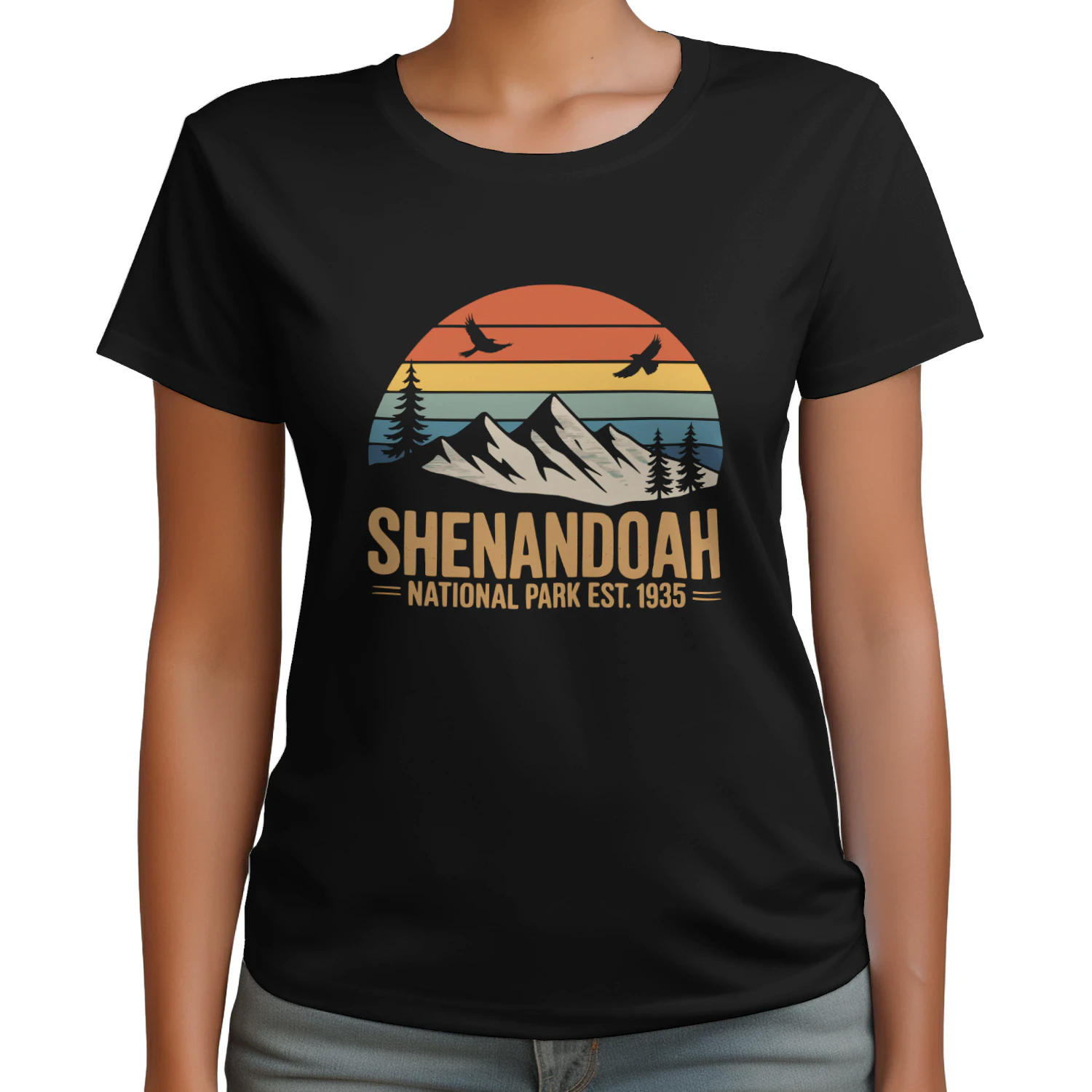 Rocky Mountain National Park Vintage Hiking Graphic