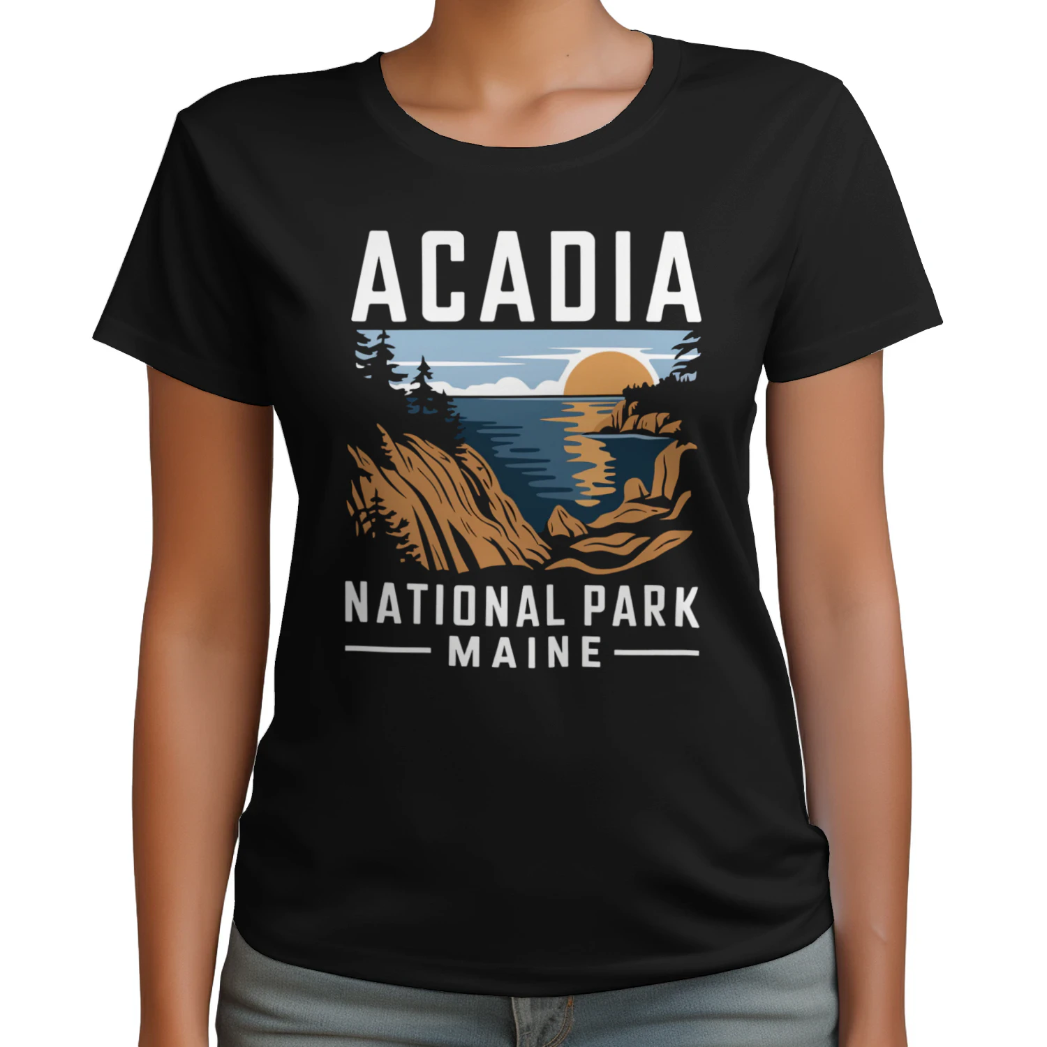 Classic Acadia National Park Souvenir Shirt