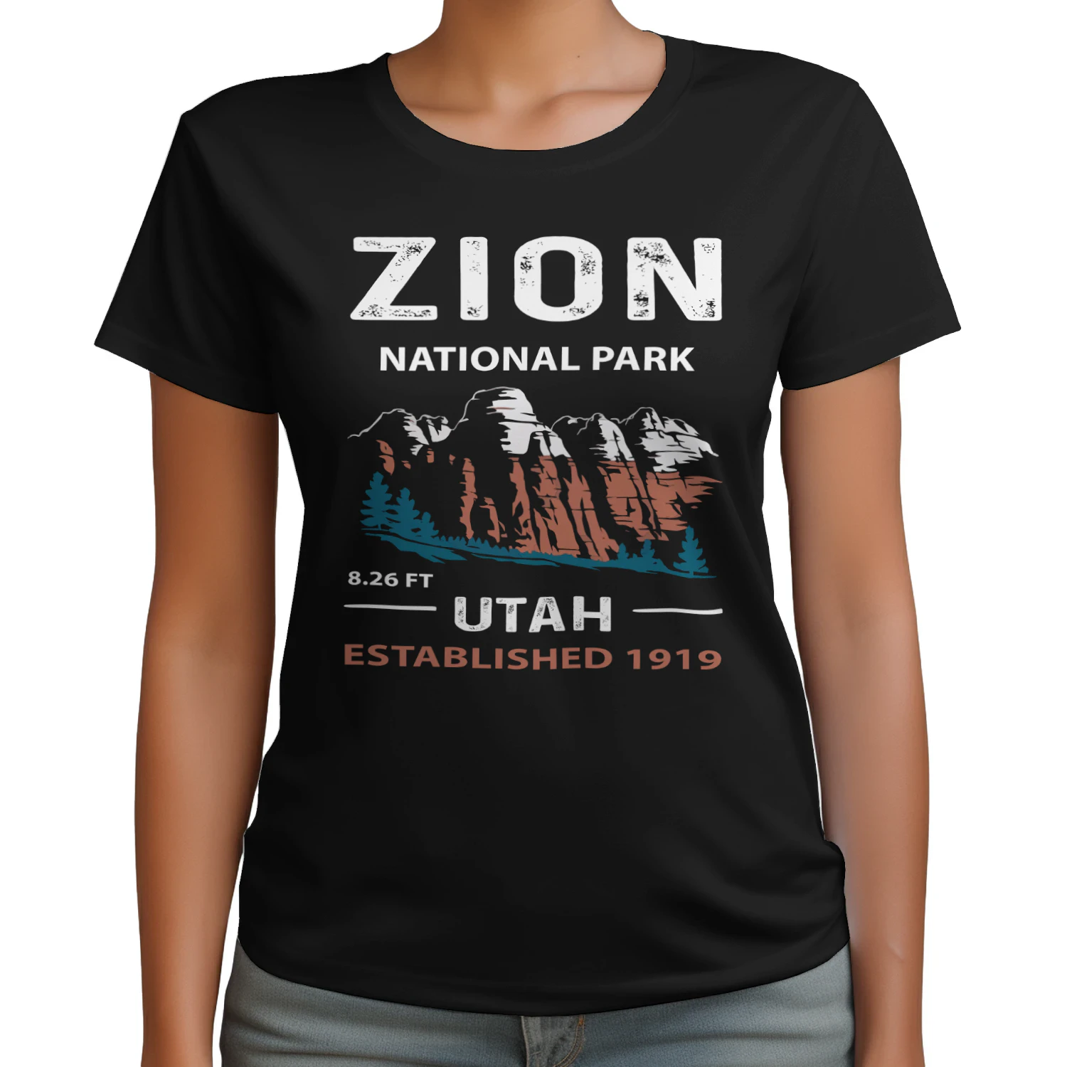 Retro Zion National Park Shirt  Utah Desert Wilderness & Camping Graphic Tee