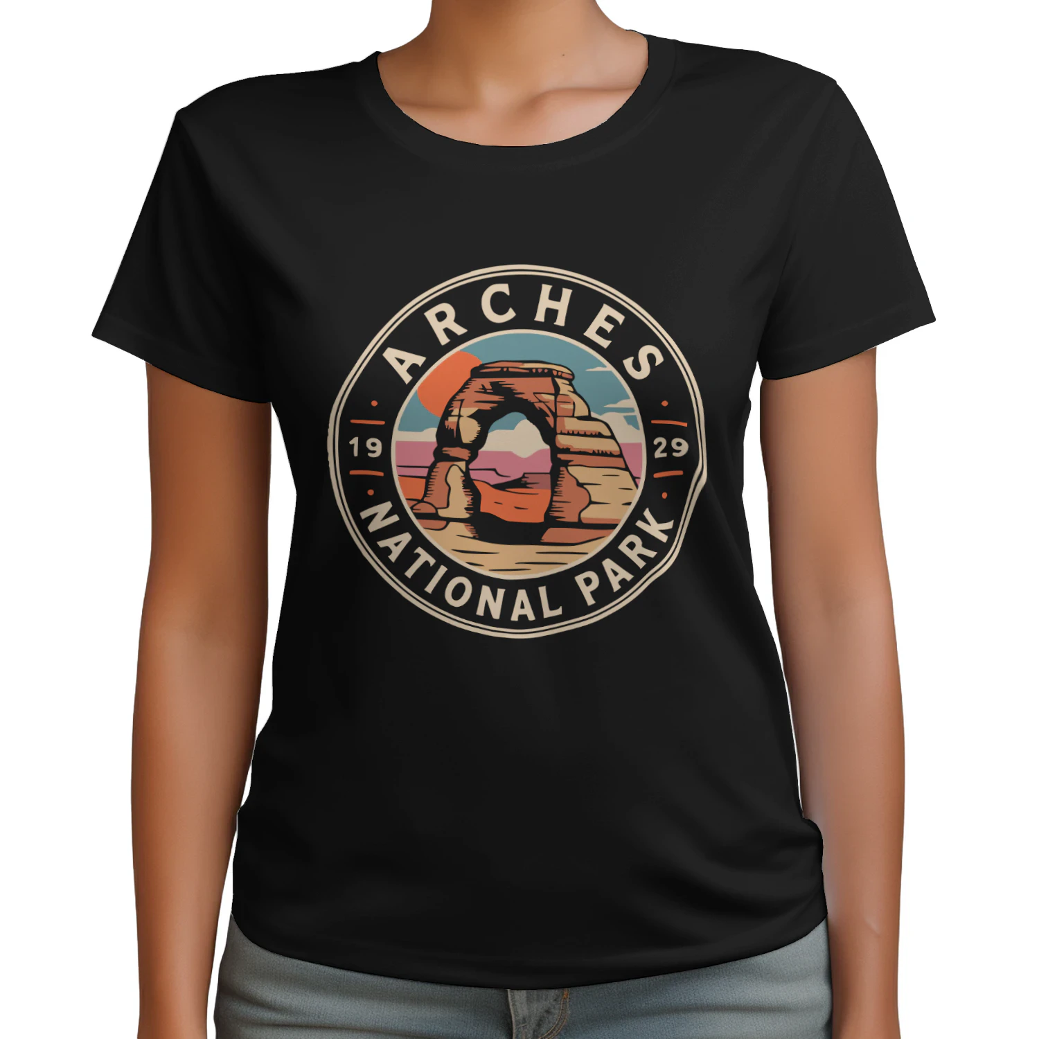 Arches National Park Camping Adventure Tee