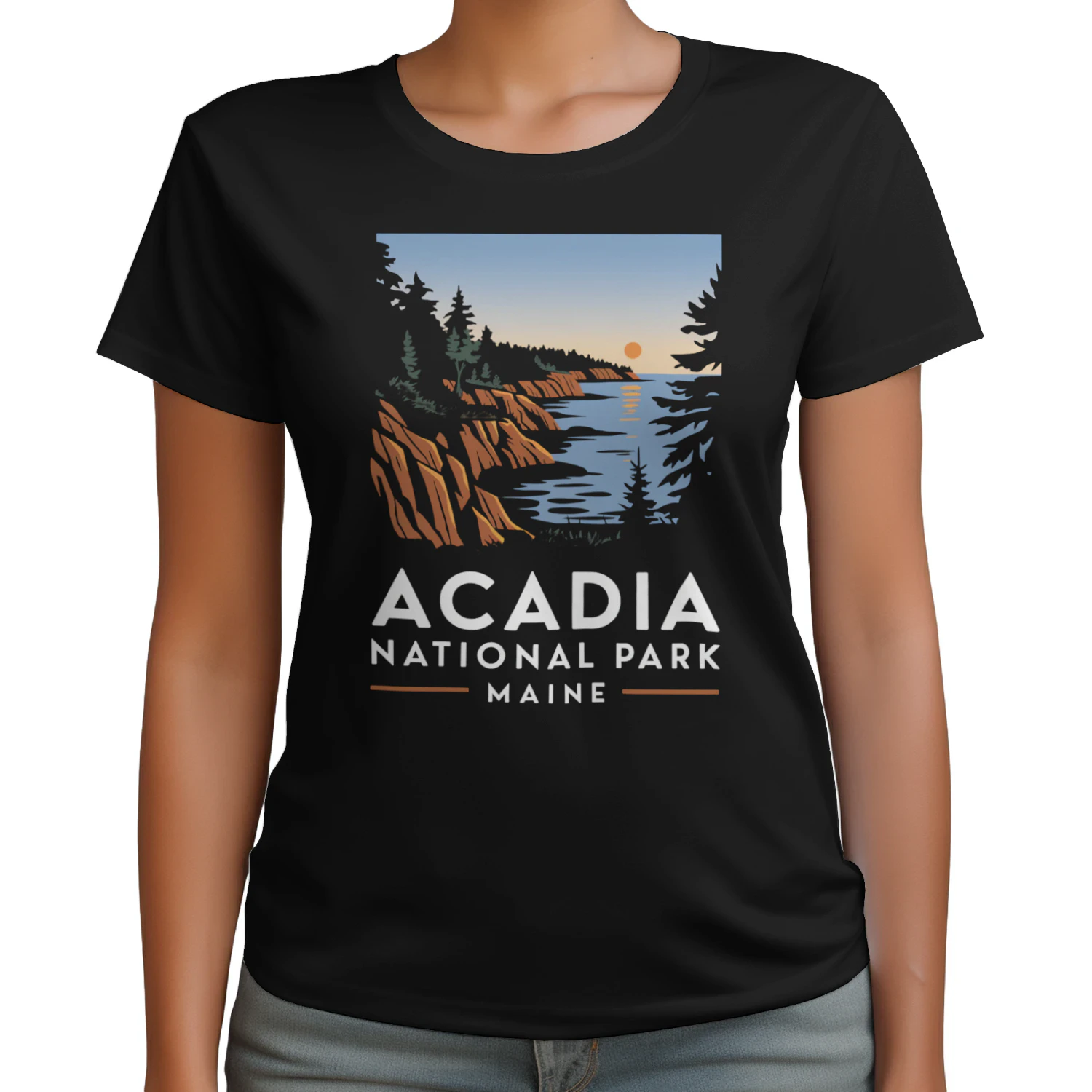 Acadia National Park Sunrise Adventure Tee