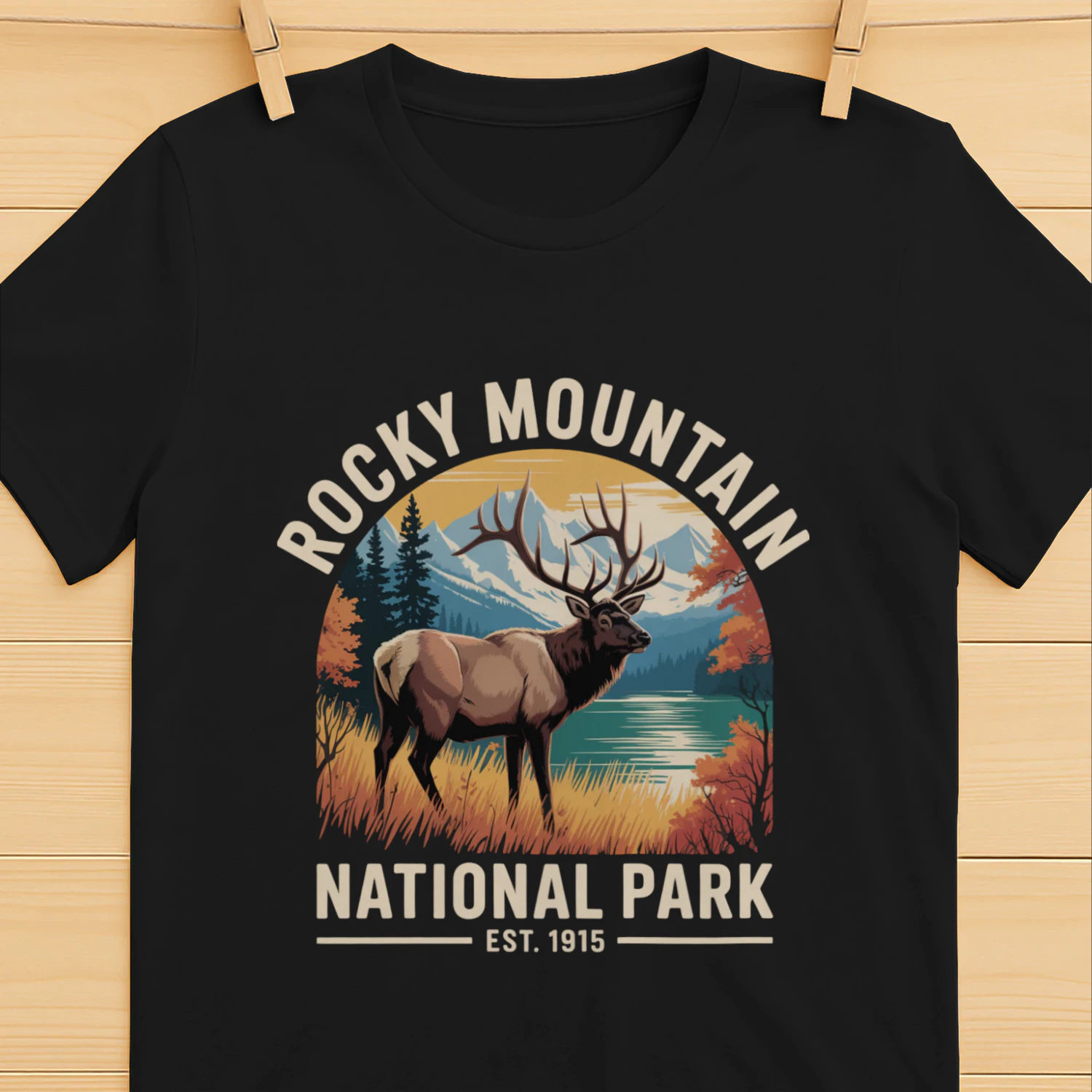Rocky Mountain National Park Hiking Trails Tee