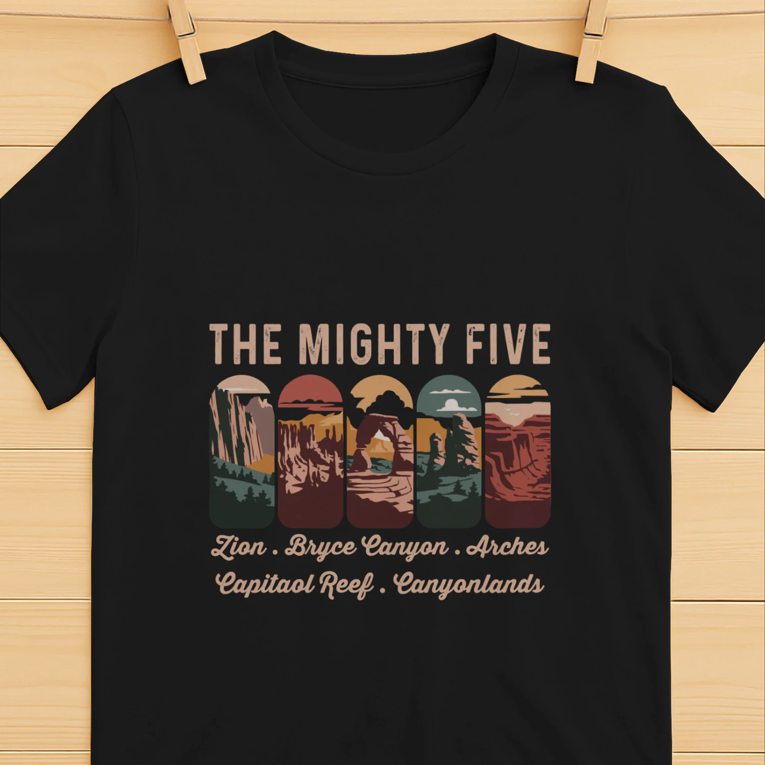 Mighty Five Road Trip Graphic Tee