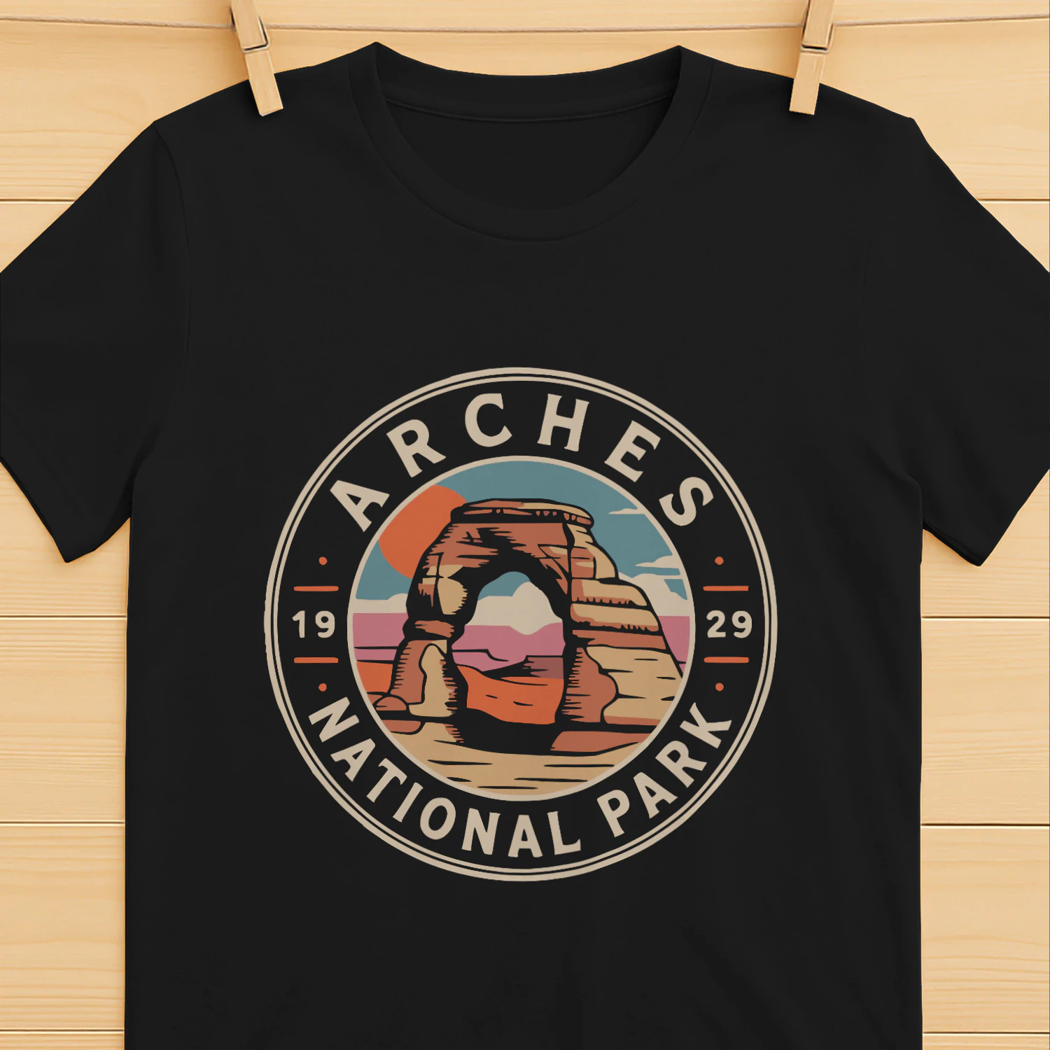 Arches National Park Camping Adventure Tee