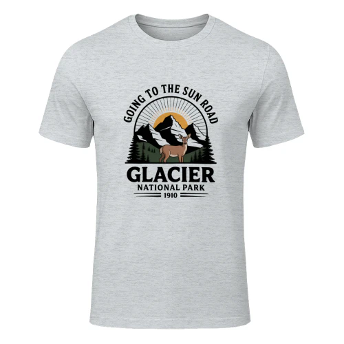 Explore Glacier National Park Wildlife Adventure Tee