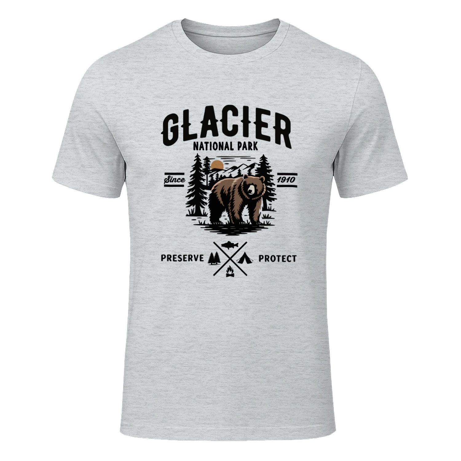 Glacier National Park Landscape Adventure Shirt