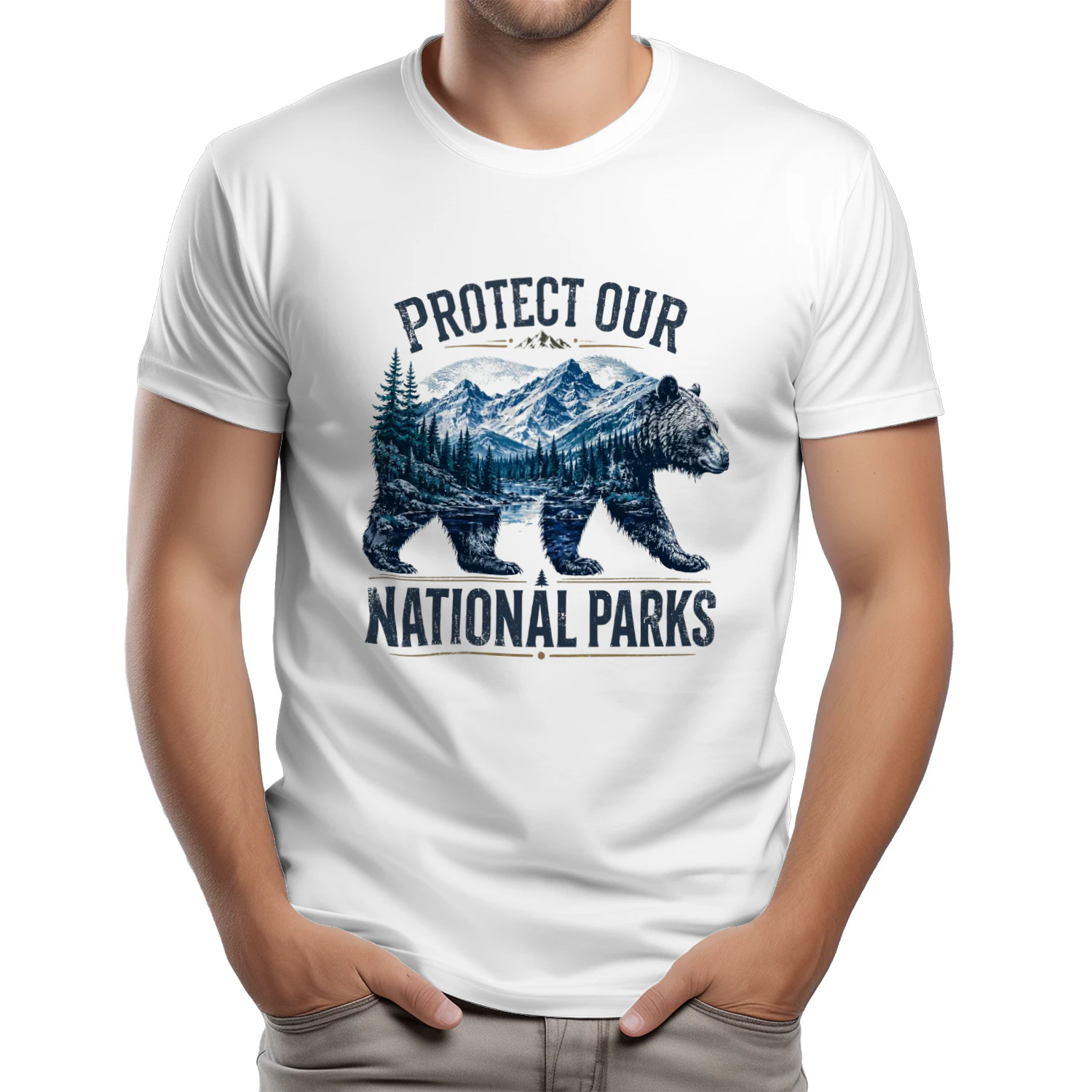 Protect Our National Parks Shirt  Vintage Folklore & Wilderness Graphic Tee