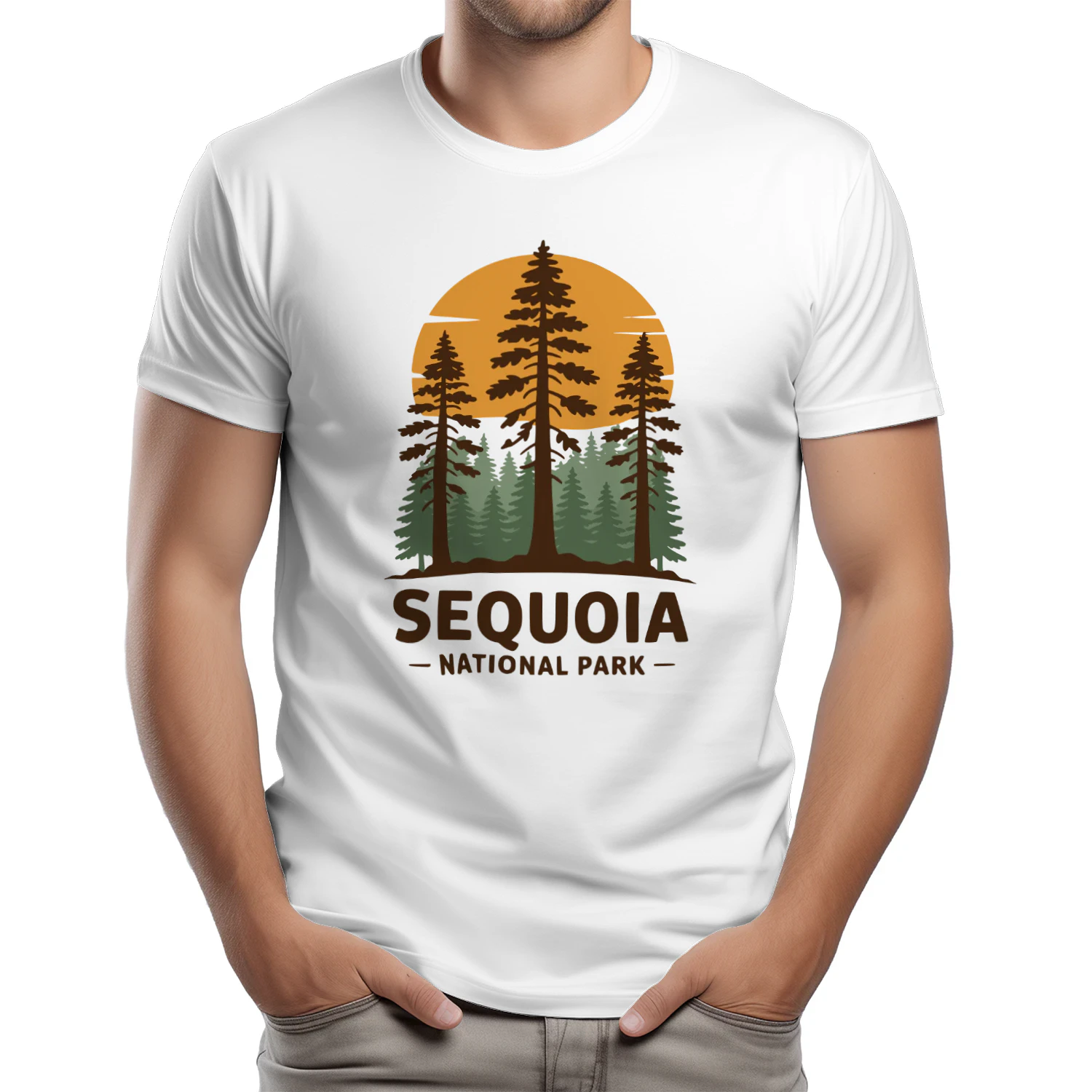 Sequoia National Park General Sherman Tree T-Shirt – Giant Sequoias Nature Graphic Tee
