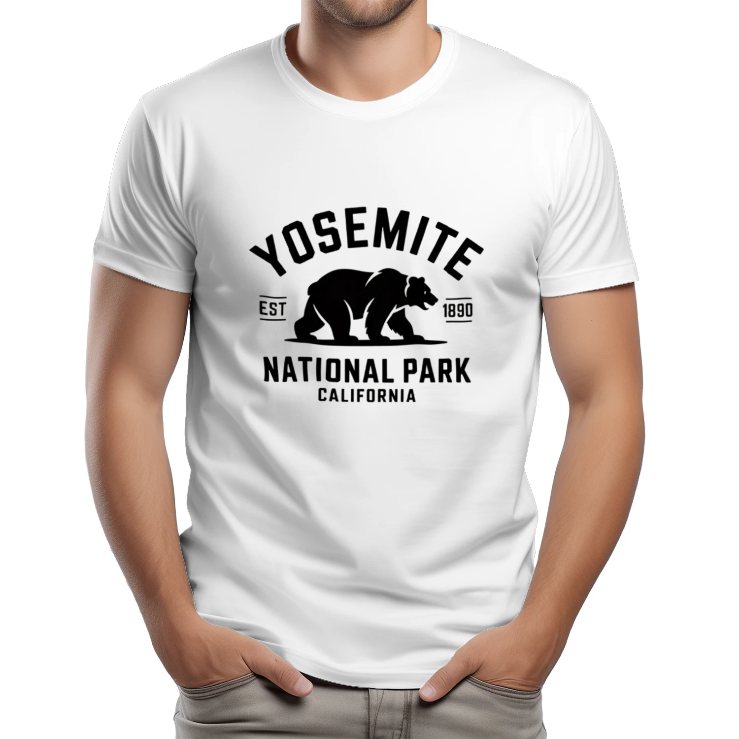 Yosemite Tunnel View Graphic T-Shirt – Iconic Valley Vista Hiking Tee