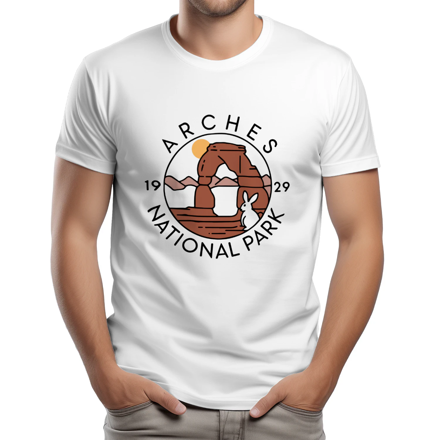 Scenic Arches National Park Hiking Trails Tee