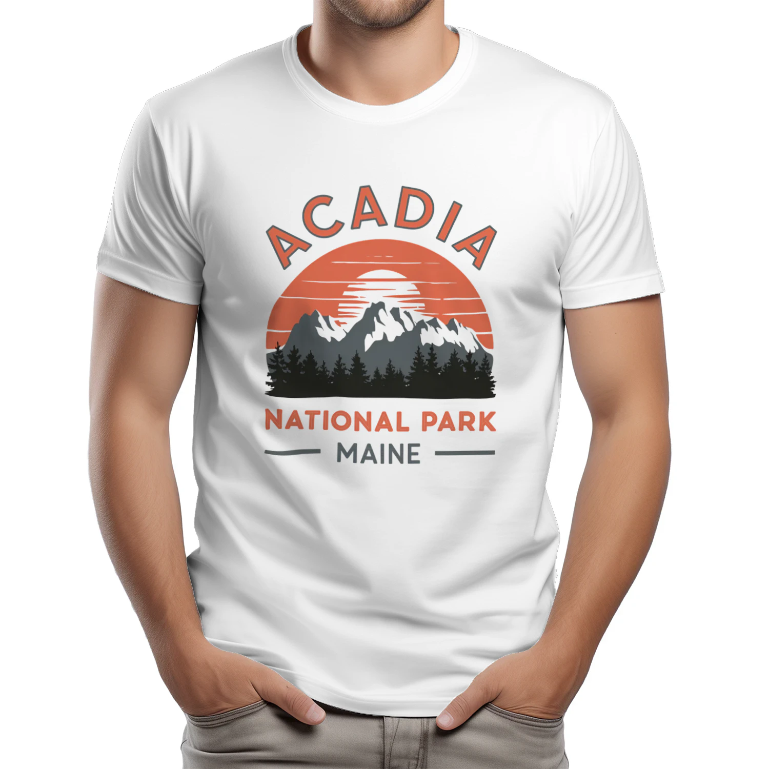Acadia National Park Est. 1916 Vintage Design