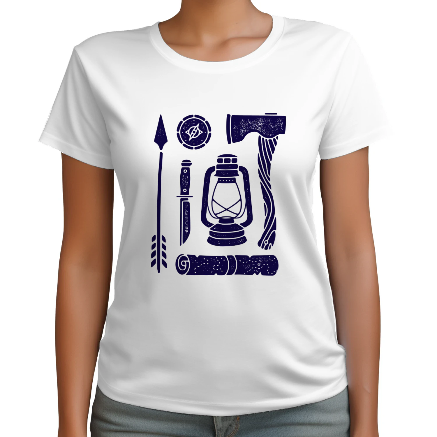 Vintage Campfire Graphic T-Shirt – Retro Outdoor Camping Tee