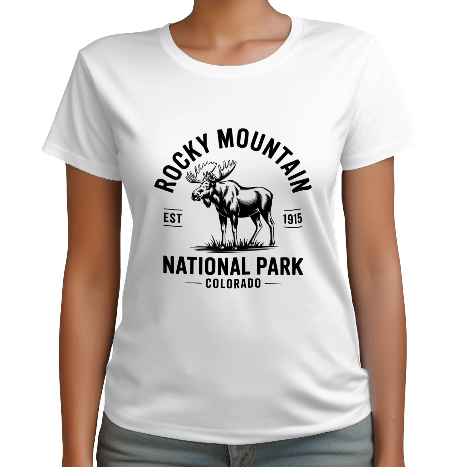 Rocky Mountain National Park Retro Graphic Design