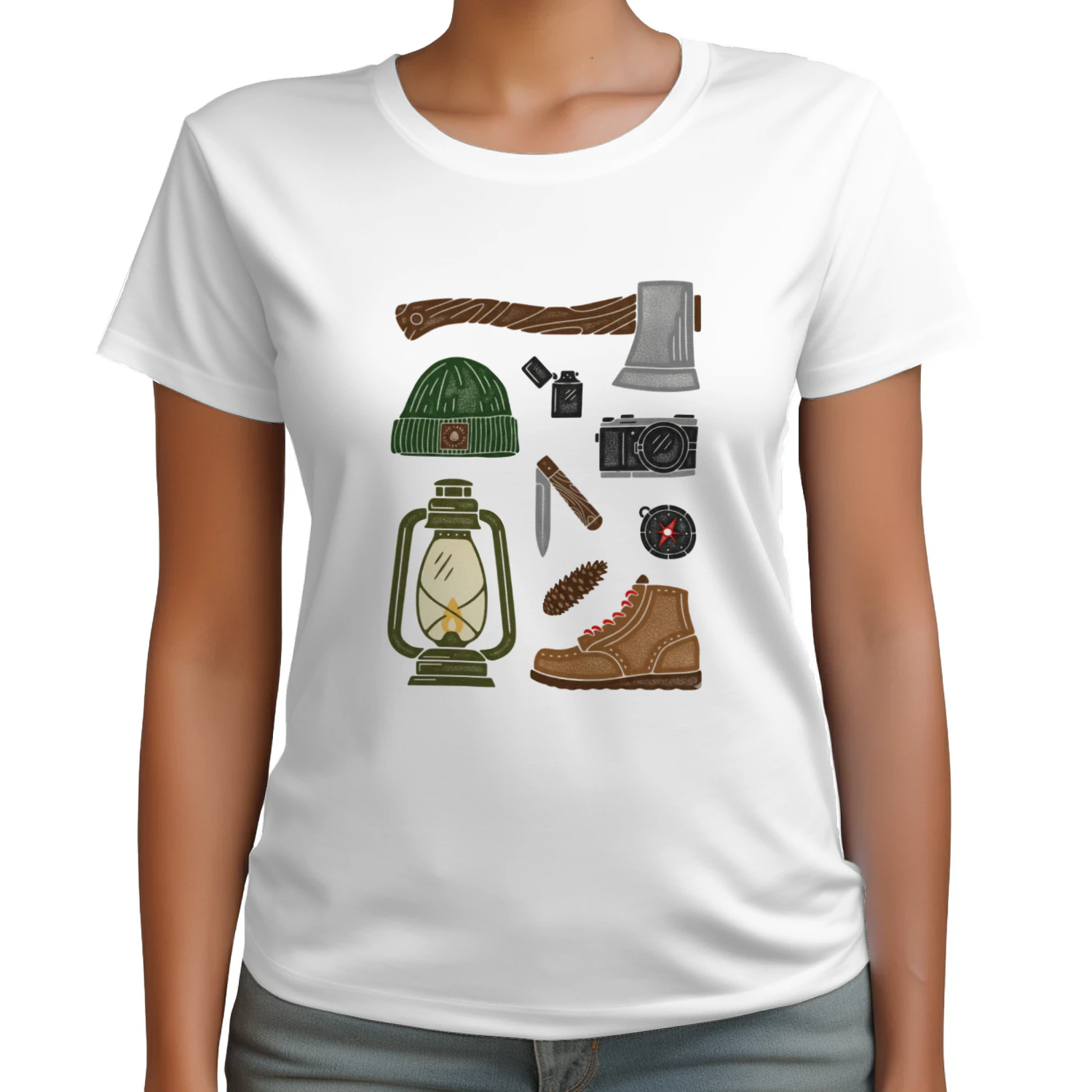 Heritage Campfire Club T-Shirt – Distressed Outdoor Adventure Tee