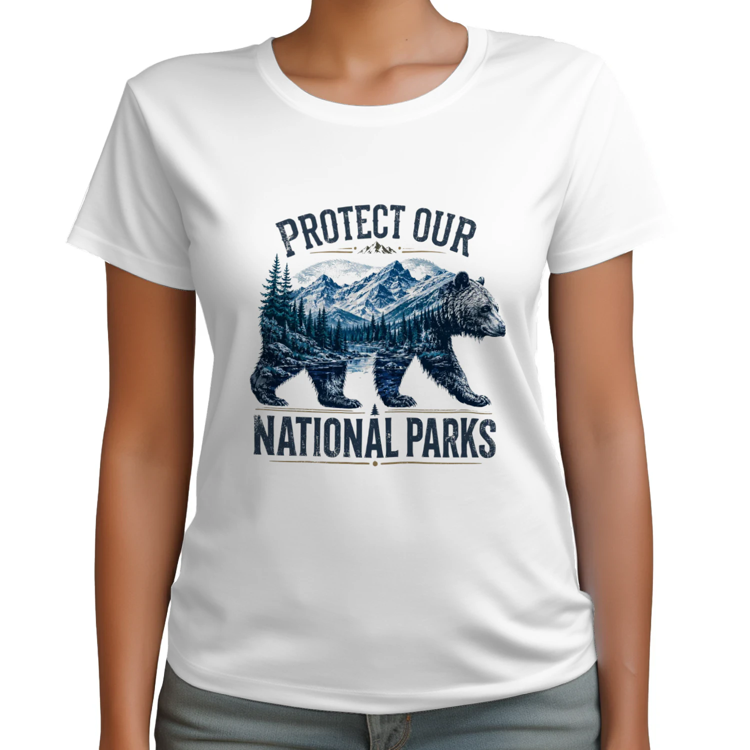 Protect Our National Parks Shirt  Vintage Folklore & Wilderness Graphic Tee