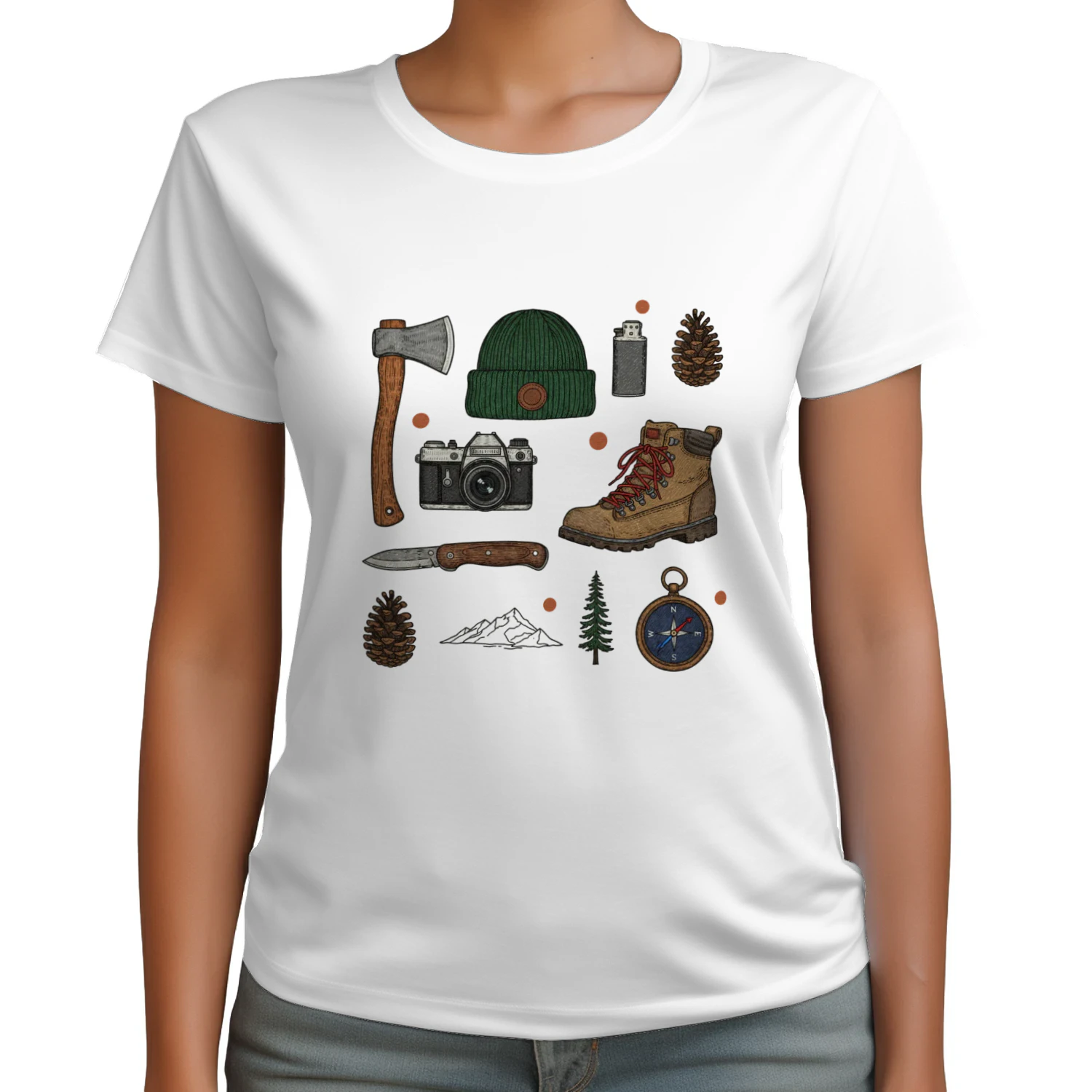 Camp Life Graphic T-Shirt – Cozy Campfire Outdoor Camper Tee