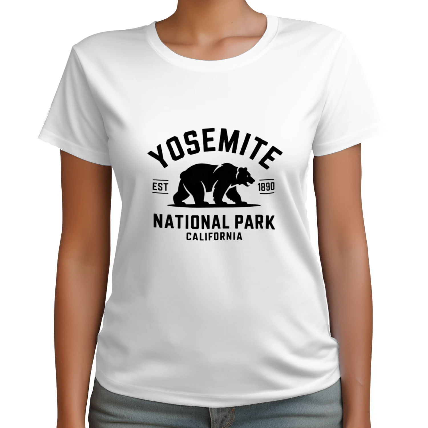 Yosemite Tunnel View Graphic T-Shirt – Iconic Valley Vista Hiking Tee