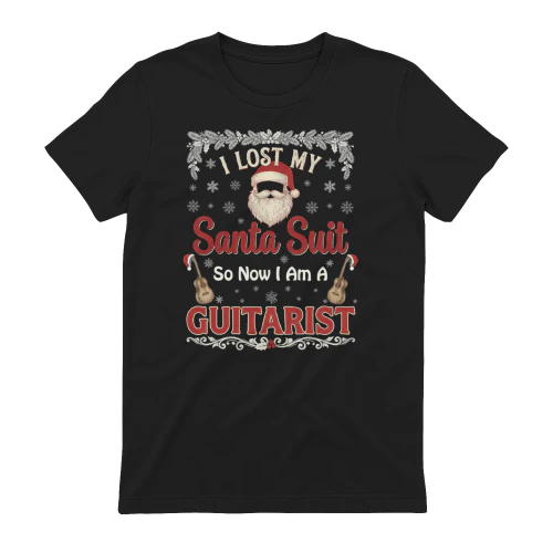 Christmas Guitar Lost Santa Suit
