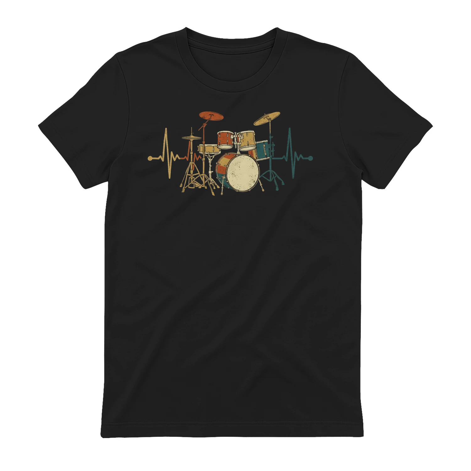 Drum Retro Heartbeat Drum Kit