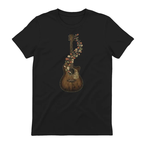 Guitar  Musical Fall Leaves  Art
