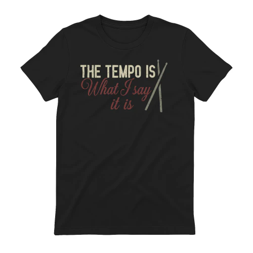 Drum Tempo Typography Design