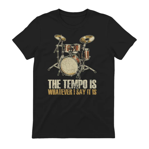 Drum controls the tempo quote