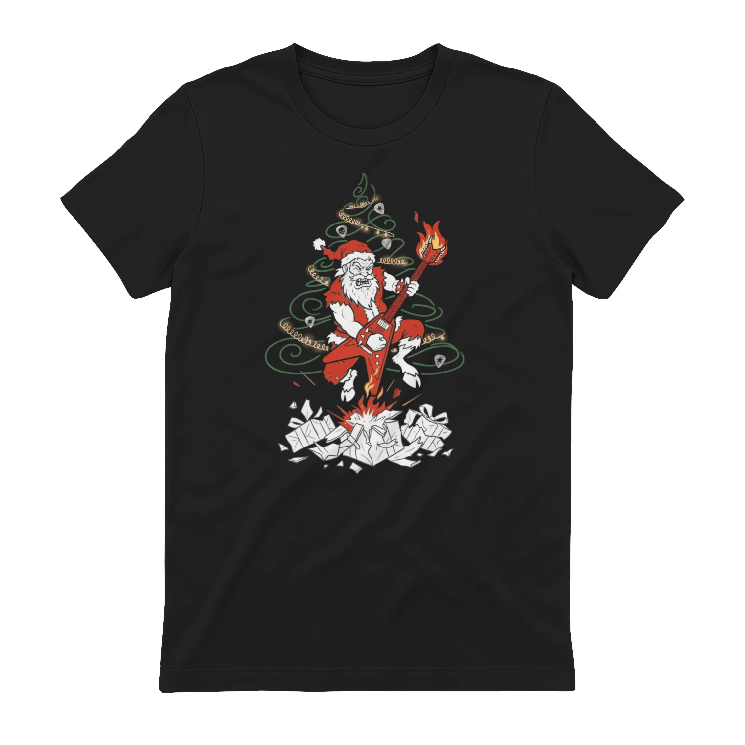 Christmas Guitar Rock Santa