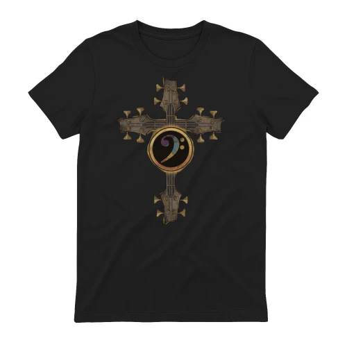 Bass Clef Cross Graphic
