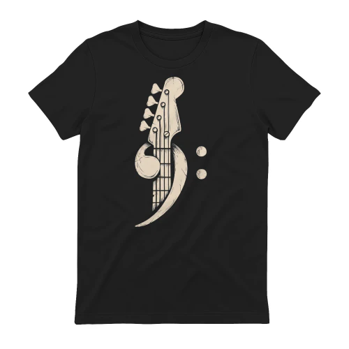 Bass Distressed Clef Headstock