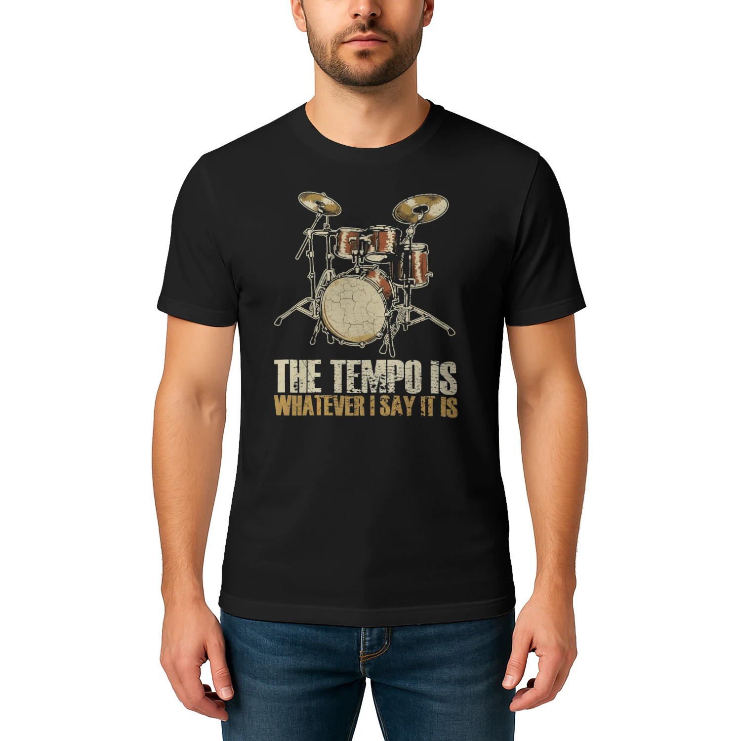 Drum controls the tempo quote