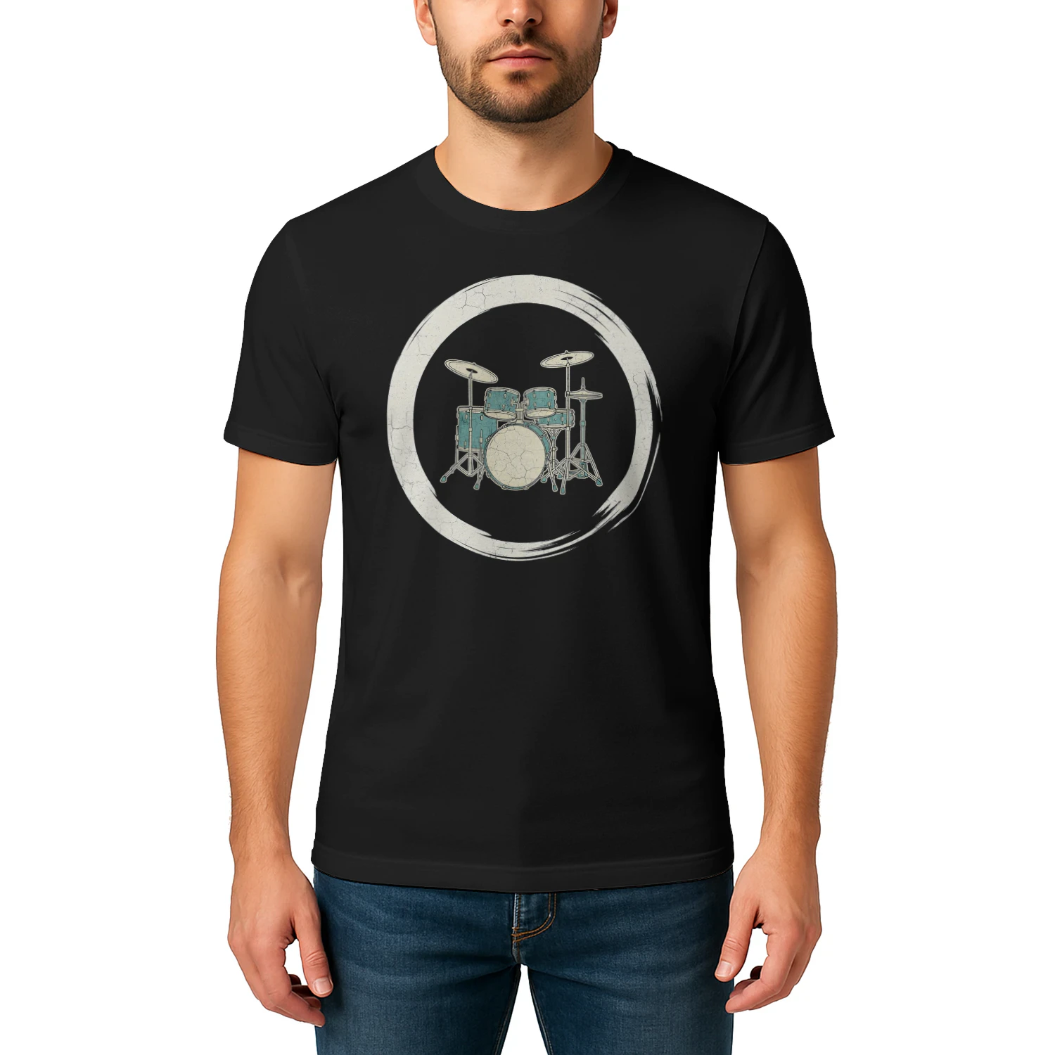 Drum Vintage Drum Kit Circle