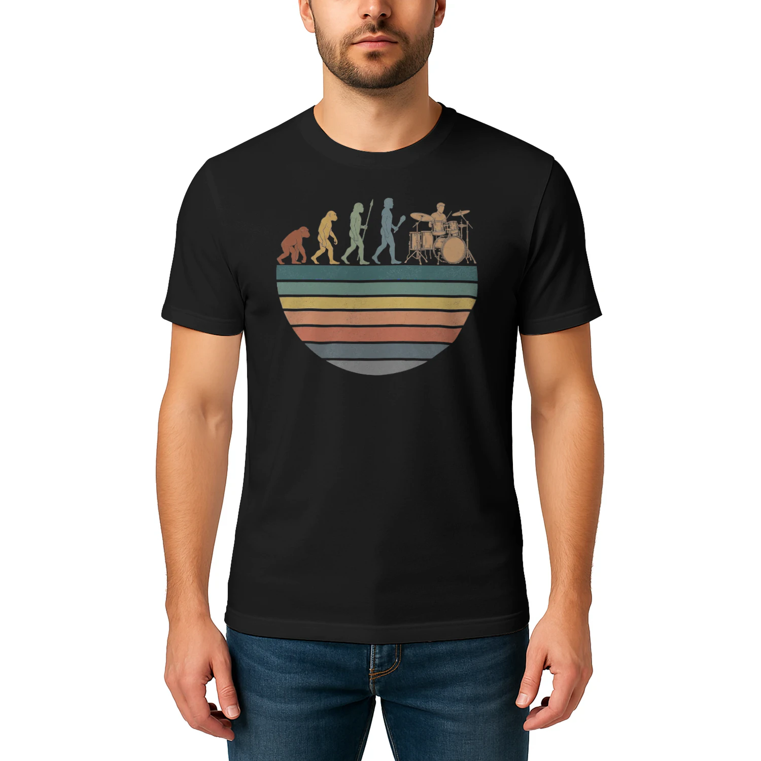 Drum Evolution Sunset Stripes