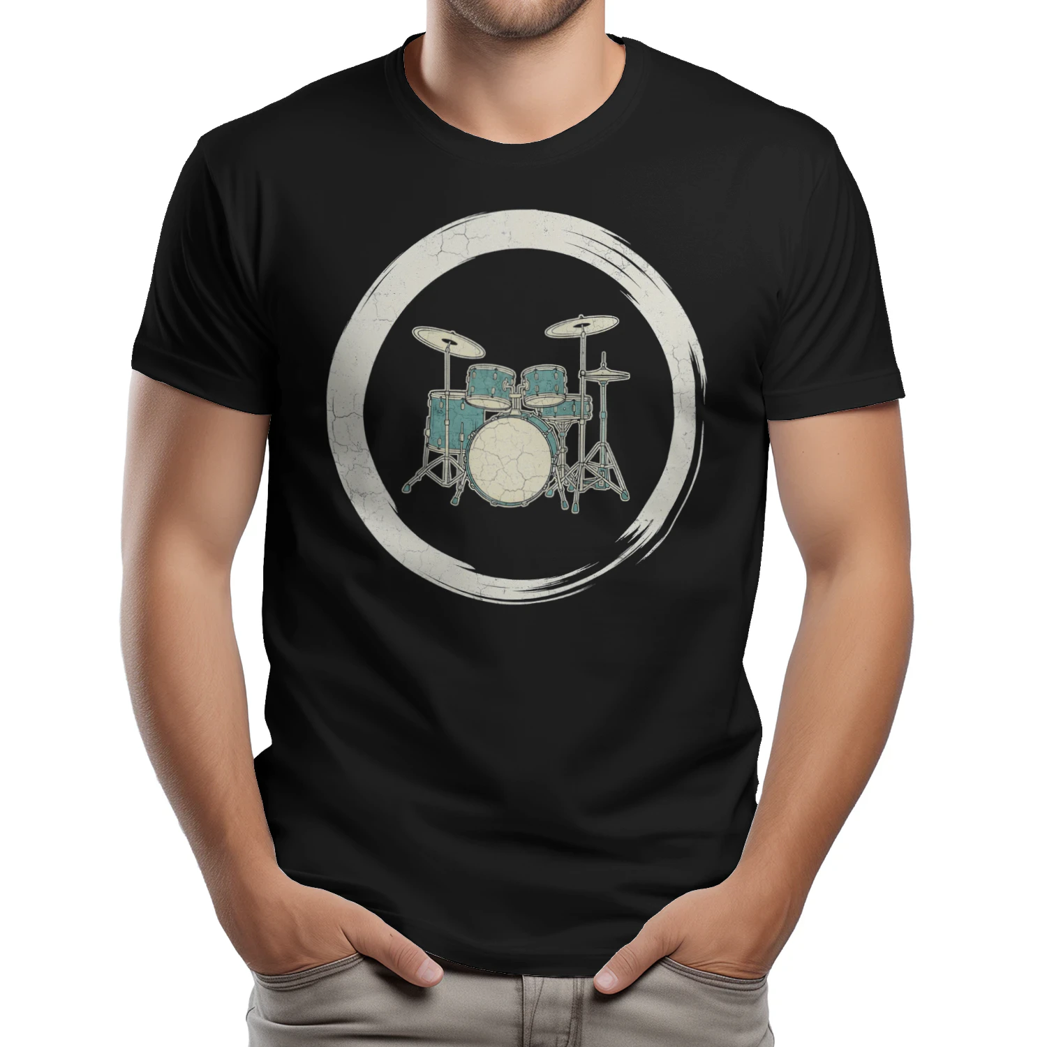 Drum Vintage Drum Kit Circle