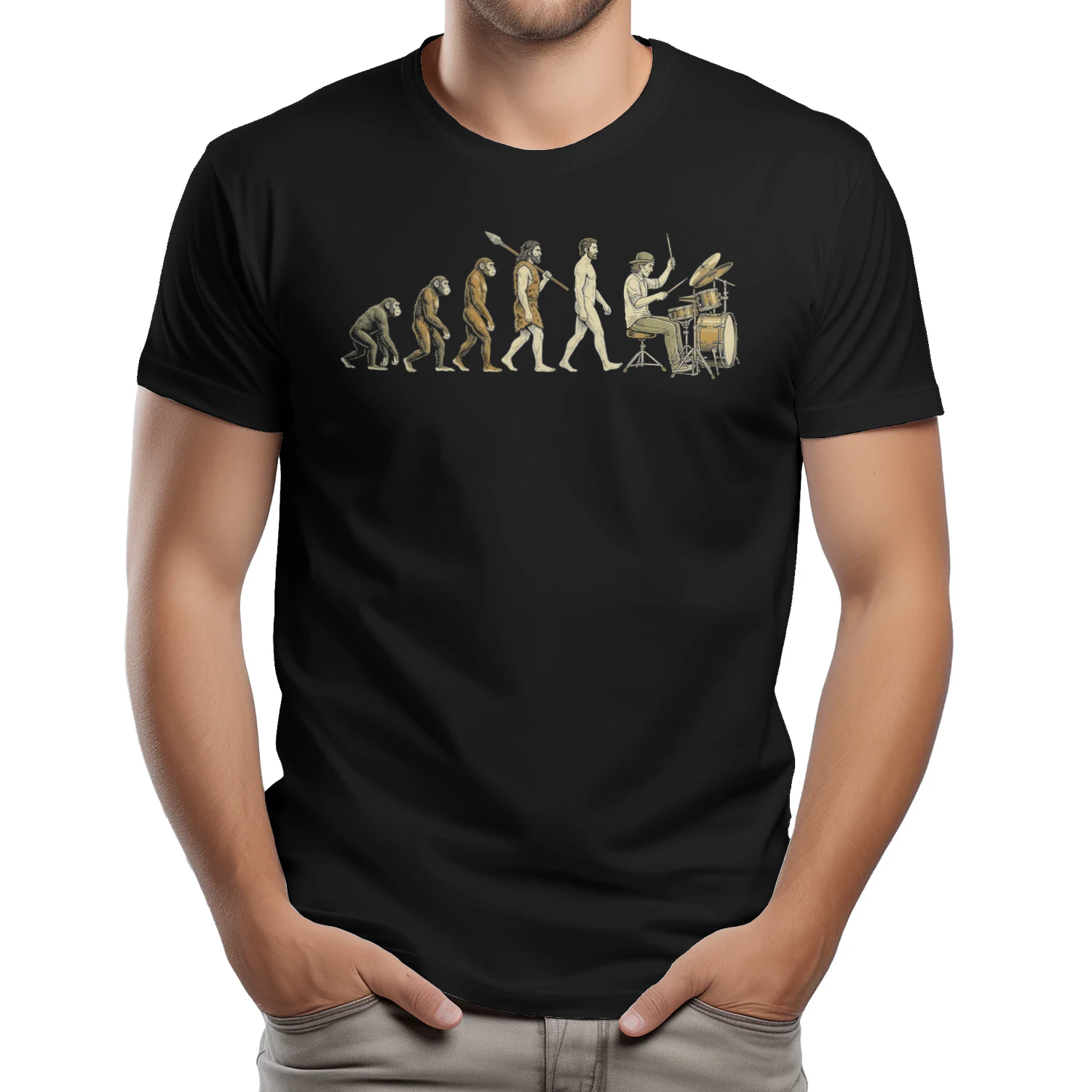 Drum evolution of man art