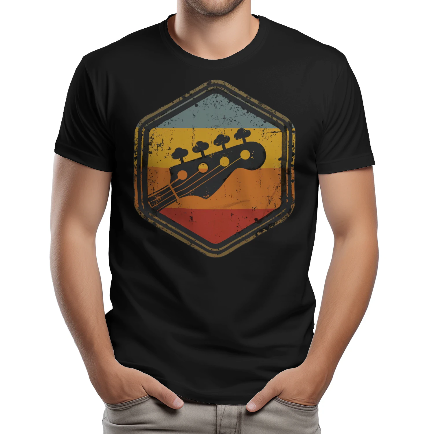 Bass Retro Hexagon Headstock