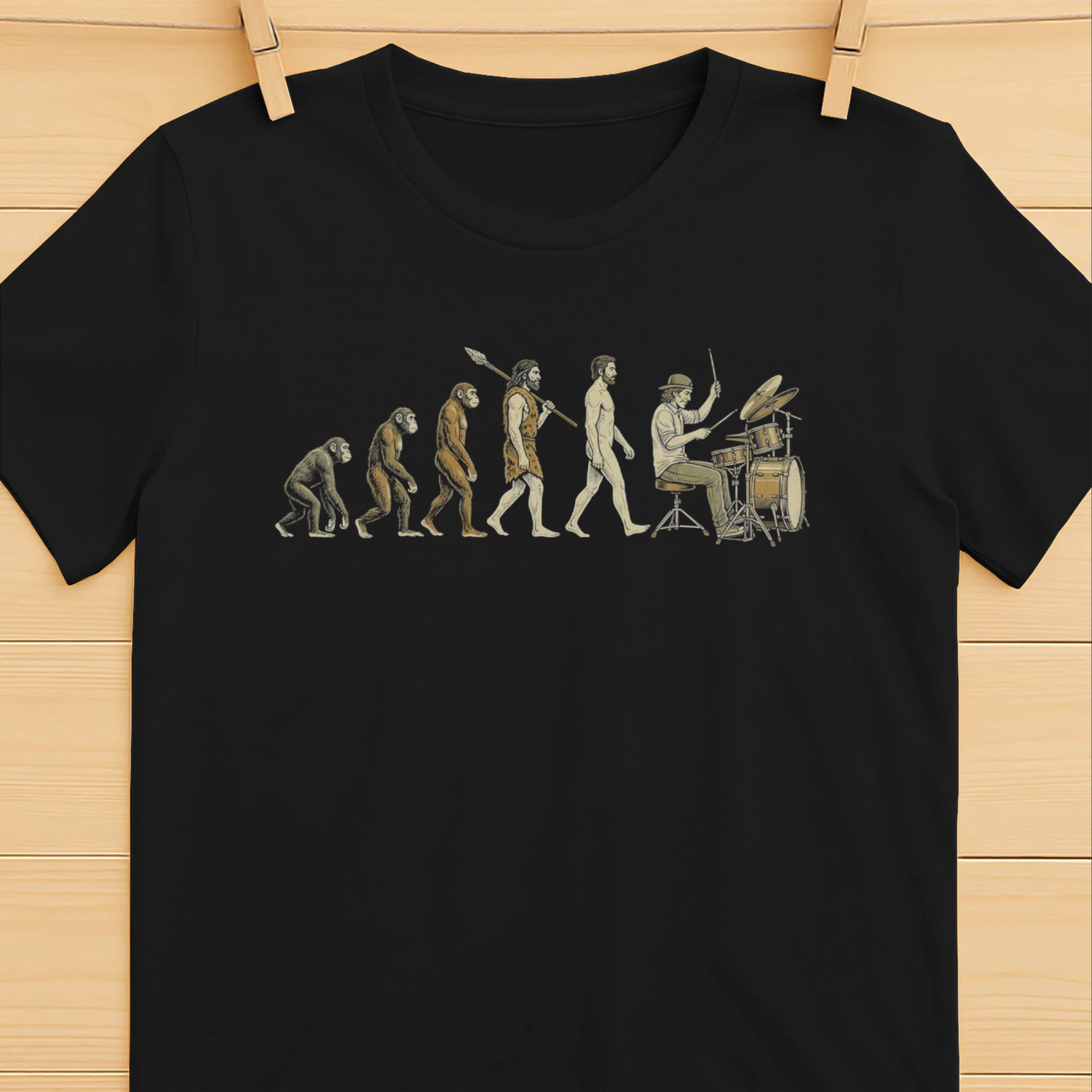 Drum evolution of man art
