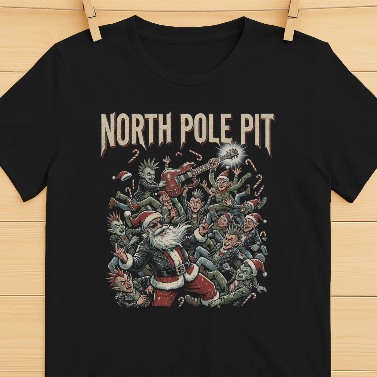 Christmas Guitar North Pole Punk