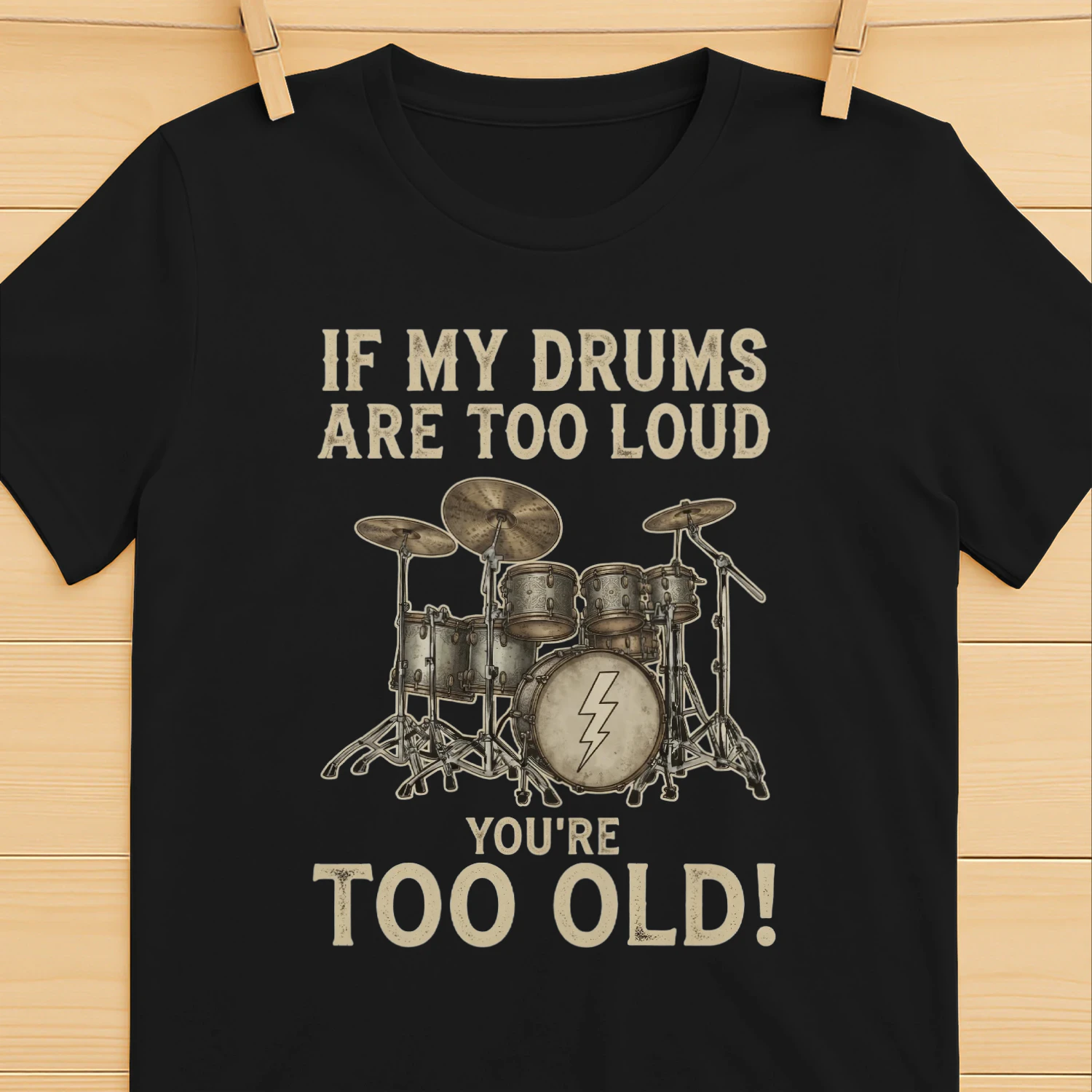 Drum kit too loud design
