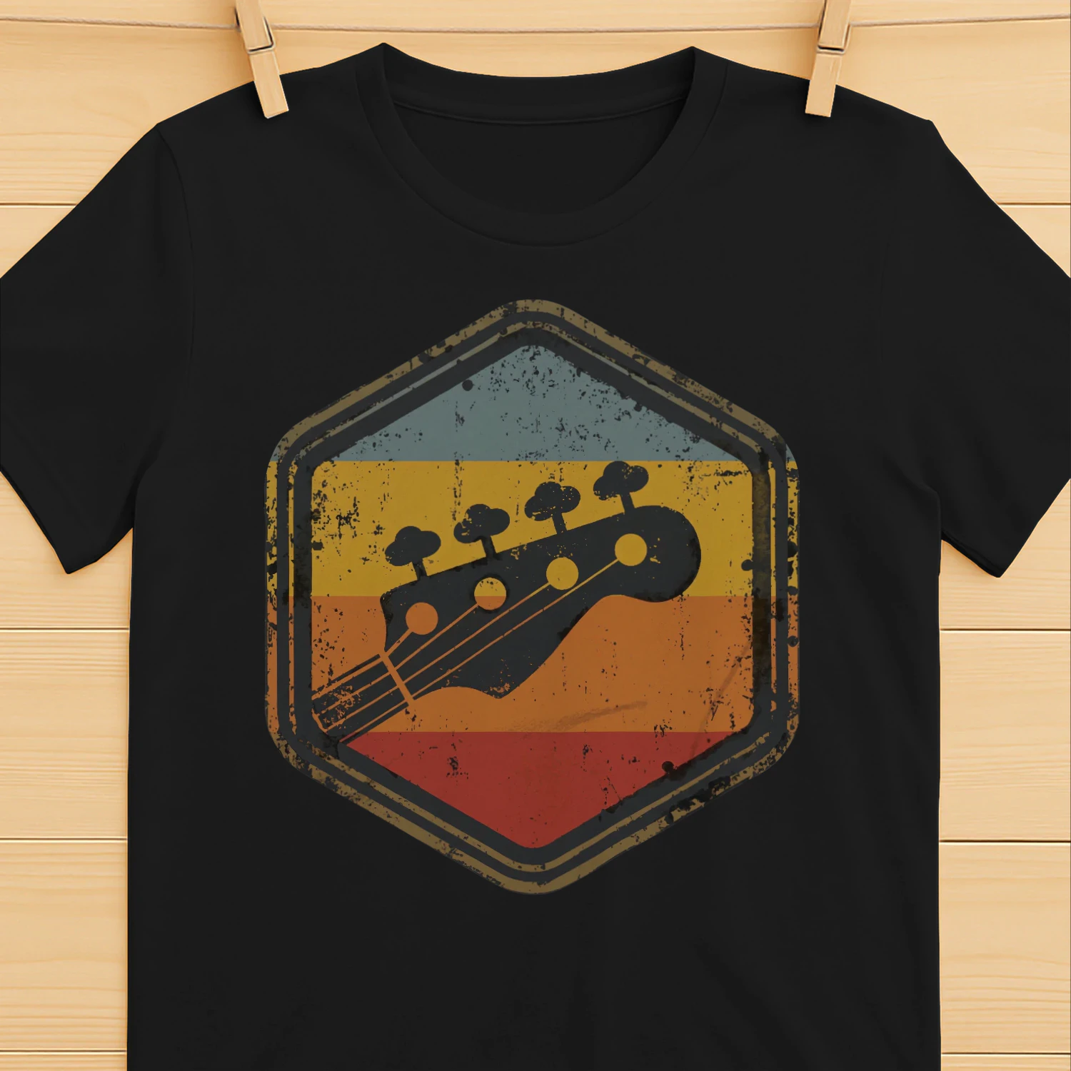 Bass Retro Hexagon Headstock